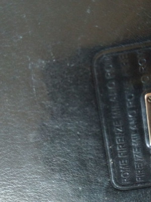 Women's leather wallet used, black with many compartments
