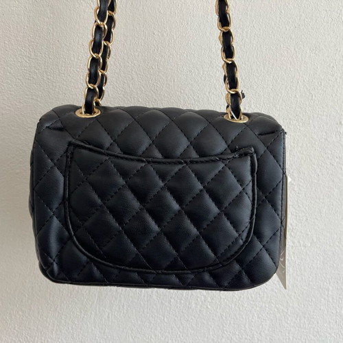 Bag-All crossbody bag black with gold details new