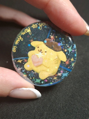 Pompompurin pin new, multicolored