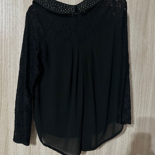 Women's blouse black like new, size L