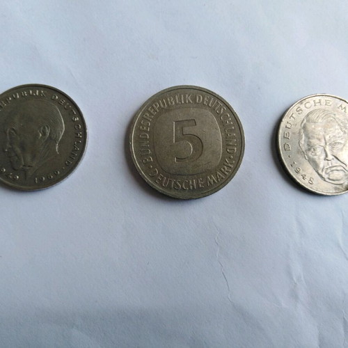 German marks set of 3 coins (5+2+2)