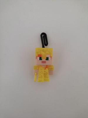 Kinder Minecraft Golden Alex figure like new without paper