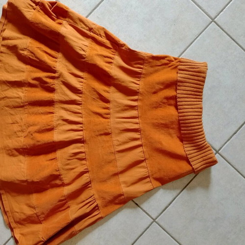 Set Italian skirt and wool bolero jacket like new orange