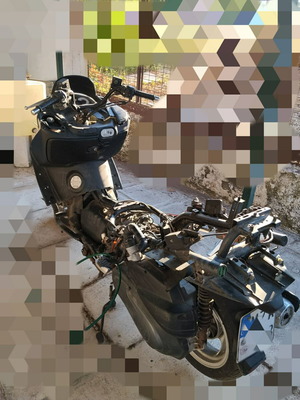 Sym GTS 250 scooter 2009, black, automatic, 250 cc