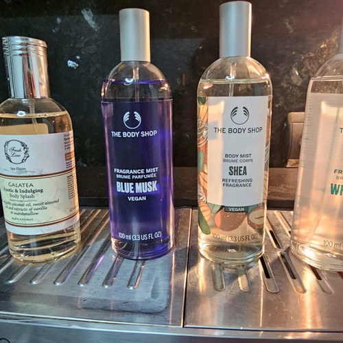 Vegan Body Mists The Body Shop and Fresh Line new, set of 4