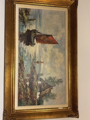 Tauber painting in frame like new