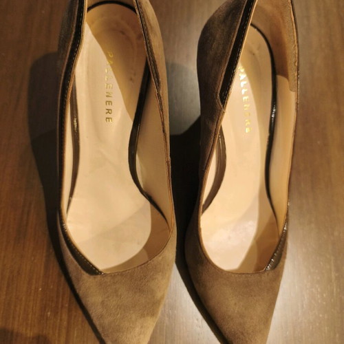 Petridis heels used, brown, size 39, genuine leather