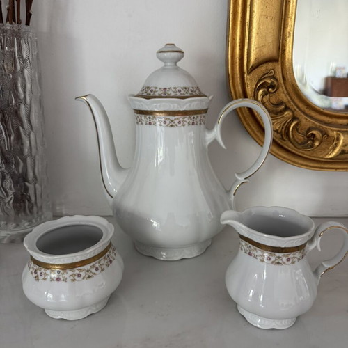 Vintage Winterling Bavaria Porcelain Coffee Set like new