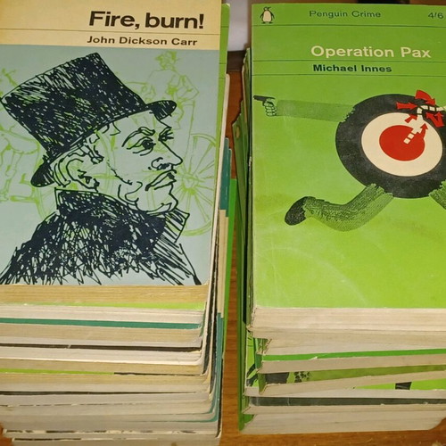 Penguin Crime English Pocket Books used, set of 28