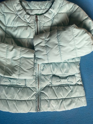 Benetton light jacket used for girls 3-4 years greenish