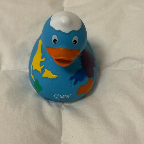 Schnabels Globe Collectible Rubber Duck like new