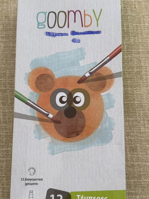 Goomby set of 12 tempera paints 12ml tubes