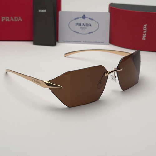 Prada Rimless Edition sunglasses new, black and brown