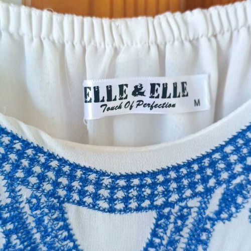 Elle& Elle maxi dress like new, white with adjustable straps