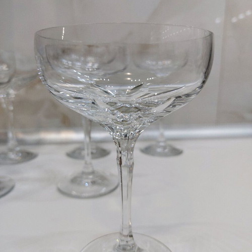 Crystal Ice Cream Glasses set of 6 like new