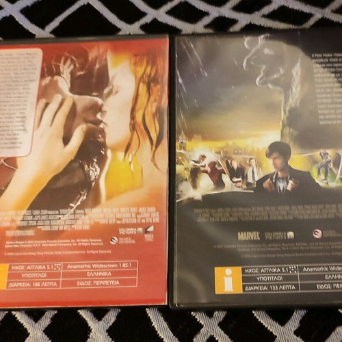 Spider-Man and Spider-Man 3 DVD like new with gift