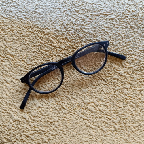 Reading Glasses +3.00 used, metal, black, 60mm distance