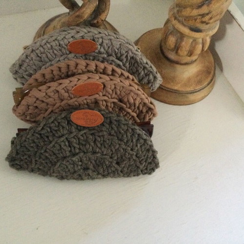 Knitted glasses cases new, handmade and practical