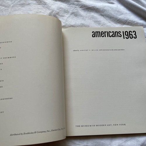 Americans 1963 book used, The Museum Of Modern Art MOMA