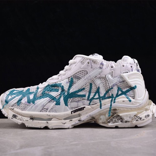 Balenciaga Runner White Sports Shoes New