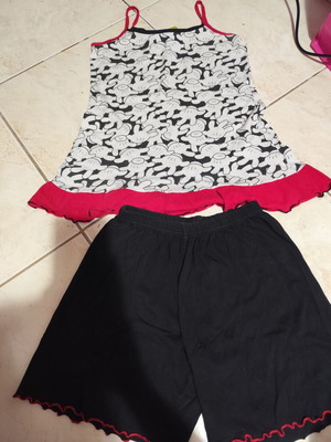 Girls' summer pajama set size 14 like new