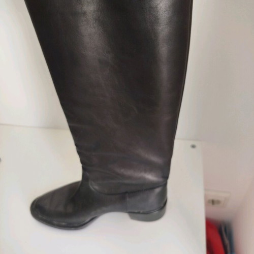 Tod's leather boots like new, black