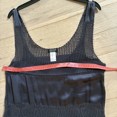 Sonia Rykiel dress like new, silk and knit, size L