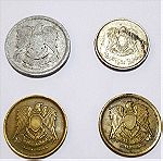  Τέσσερα νομίσματα από Λιβυή