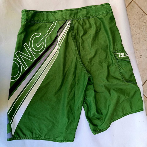 Billabong Men's Swimwear in green color size 33