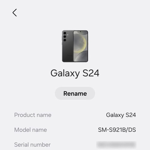 Samsung Galaxy S24 8GB RAM 256GB Onyx Black smartphone