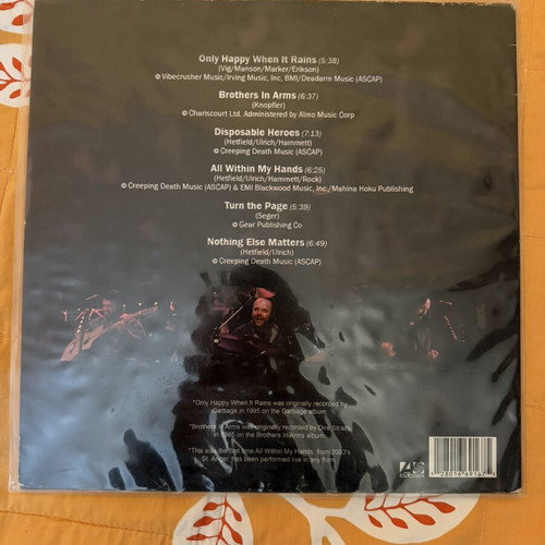 Metallica Live Bridge School Benefit 2007 vinyl like new