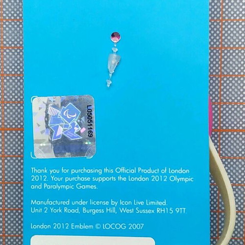 London 2012 silicone wristbands new, set of 4