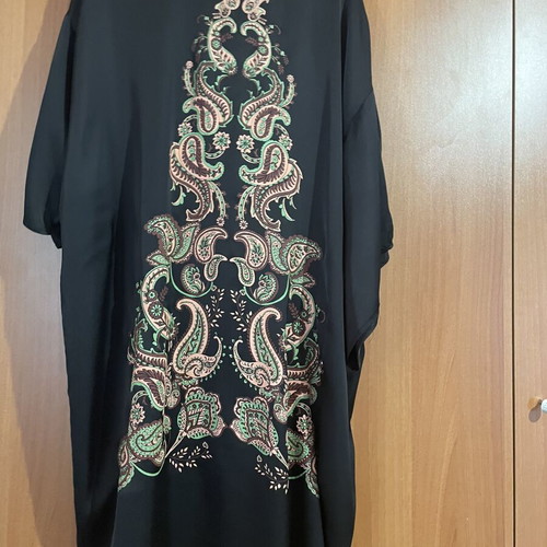 Libelloula kimono midi with short sleeves like new, black