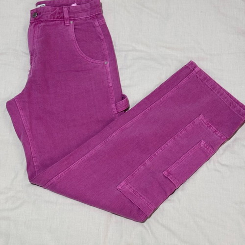 Sinsay fuchsia cargo jeans like new, size M