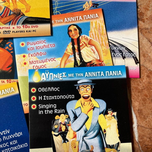 DVD Aypnies with Annita Pania like new, collection of 10 discs