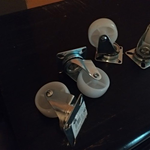 Wheels new, pack of 4, for furniture