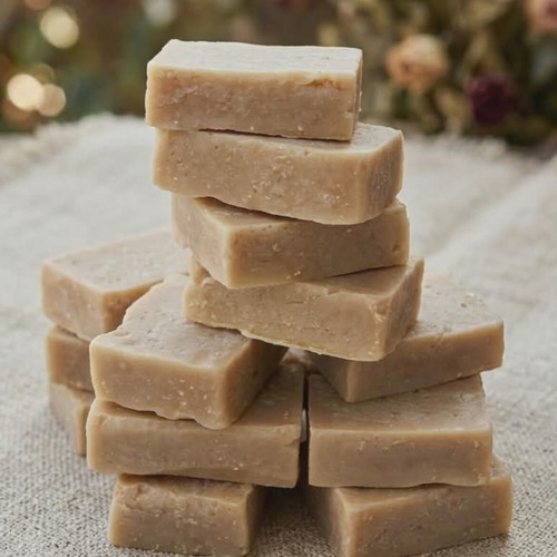 Handmade soaps with olive oil and glycerin, new