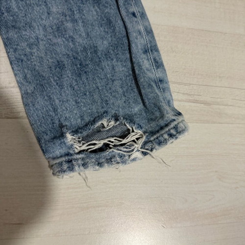 Zara patchwork jeans used, blue, size XS