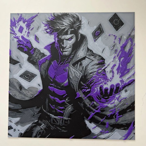 3D embossed image X-men Gambit new