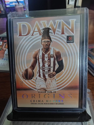 2025-26 Panini Origins EuroLeague Basketball Dawn Orange Parallel Card, Chima Moneke