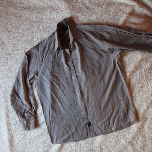 Nickel men's shirt used, gray, size M