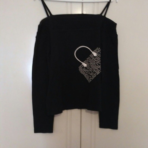 Mexx long sleeve women's blouse used, black, size XL