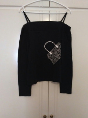 Mexx long sleeve women's blouse used, black, size XL
