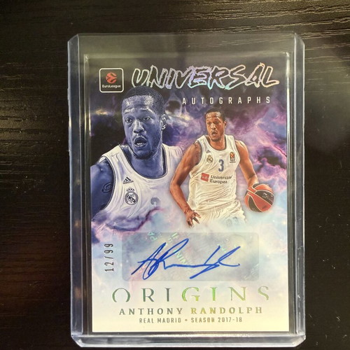 Randolph Antony Origins EuroLeague card like new