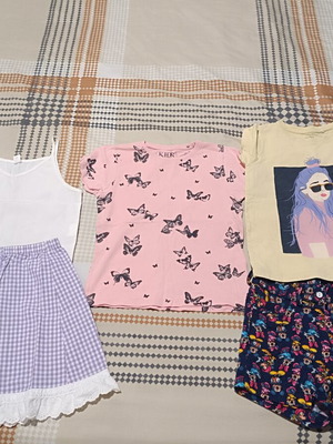 Children's clothing bundle for ages 8–10 with Zara and H&M pieces