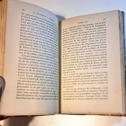 Book Un Diplomate à Londres 1895 used with historic Karatheodori ex-libris
