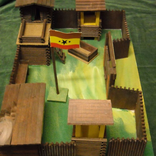 Fortress antique "FORT- MARSHALS" wooden new Greek made Toy-Land No742
