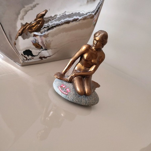 The Little Mermaid Statue Souvenir From Copenhagen in Excellent Condition