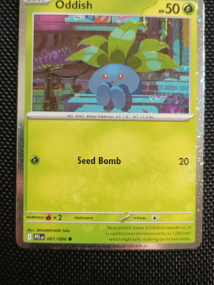 Oddish, Gloom, Villeplume Pokemon TCG holo promos new