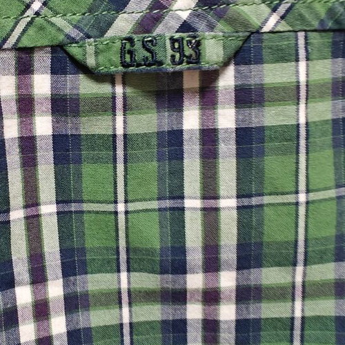 Greystone Originals men's plaid shirt XXL used, green blue white